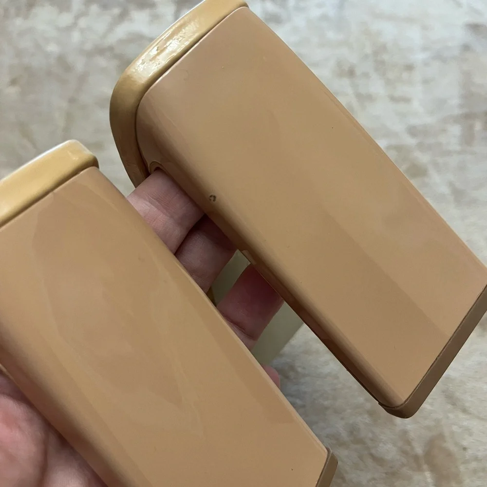 Jeffrey Campbell Hustler Dusty Nude Patent Strappy Heels - Picture 10 of 11